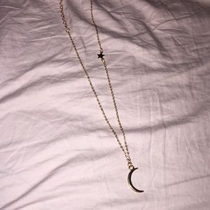 Crescent moon necklace
